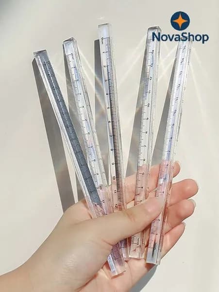 15cm / 20cm Треугольник для студентов Прозрачная линейка