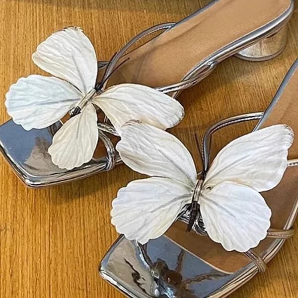 1 пара Сандалии с цветами Phalaenopsis