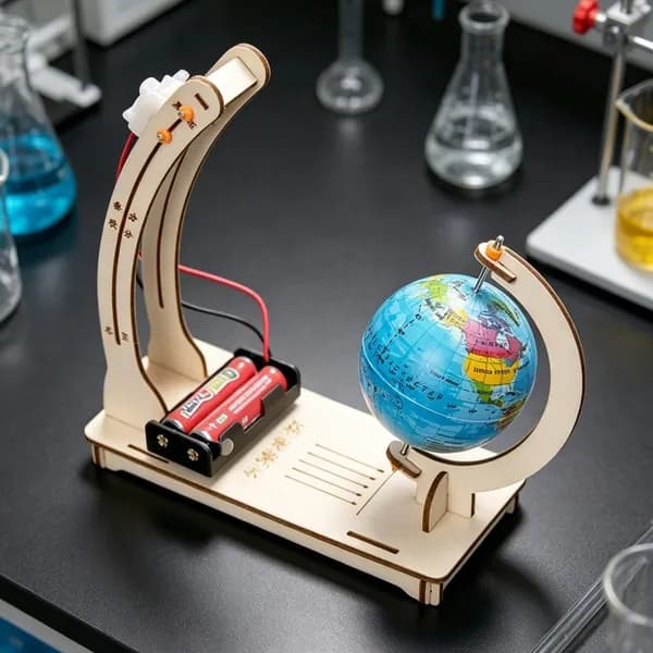 Интерактивная Поделка Из Дерева Earth Day Night Science Игрушка Для Обучения Детей
