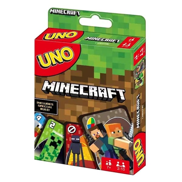 Настольная игра Уно Майнкрафт для детей и взрослых карточная игра UNO Minecraft