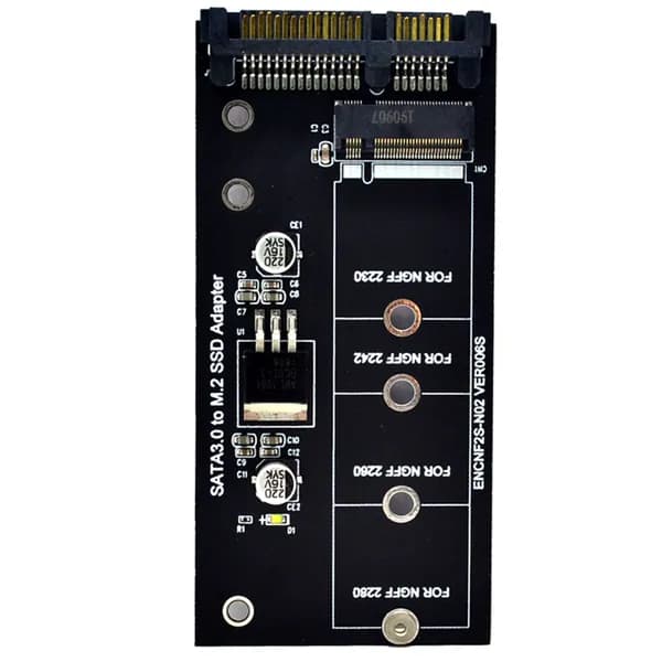 Адаптер NGFF M.2 M2 SATA3 Raiser Адаптер M.2 для SATA SSD M2 для карты расширения SATA B Ключевая поддержка 30/42/60/80 мм