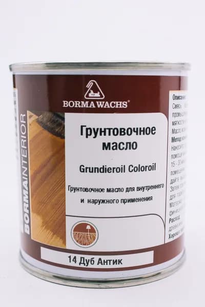 масло для пола грунтовочное №14 дуб антик матовое 125мл