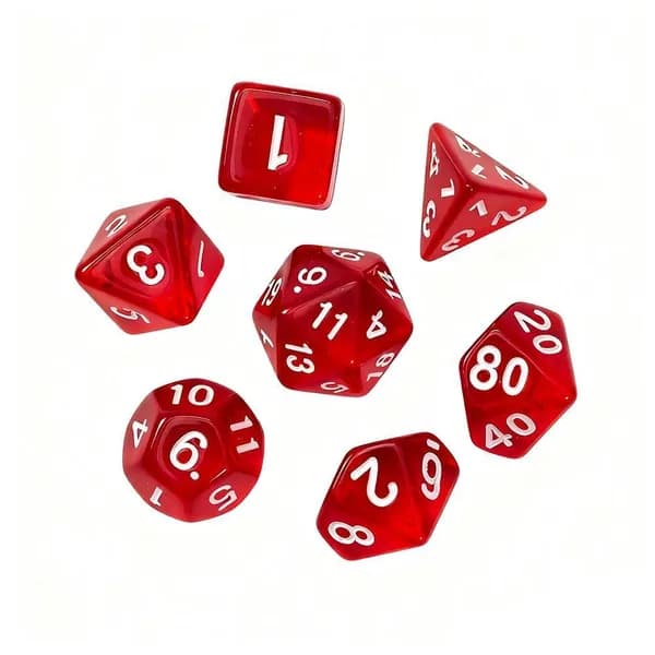 Набор игральных кубиков с мешочком для D&D, дайсы для ДНД