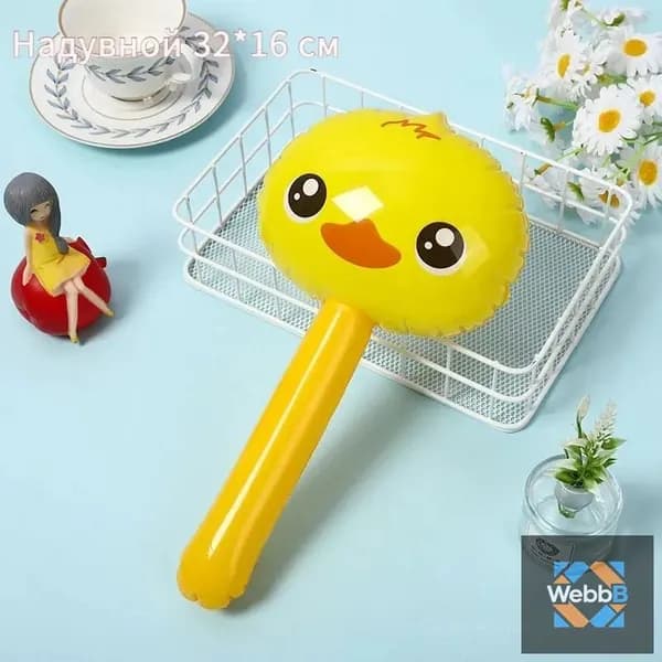 Надувная игрушка из ПВХ 30 см для игр в воде и развития моторики детей от 3 лет