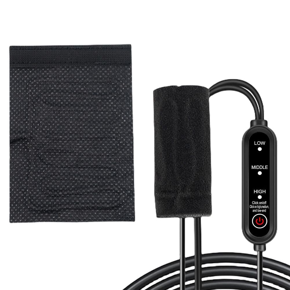 USB-нагреваемые ручки для мотоцикла и электровелосипеда, регулируемая температура 35 55 C, черные