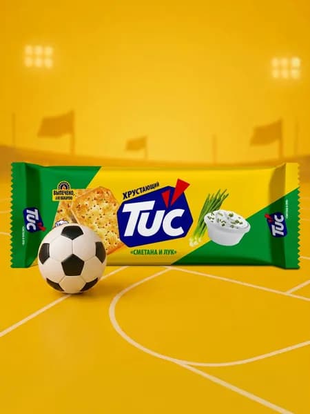 Крекеры Tuc, со вкусом сметаны и лука, 100 г