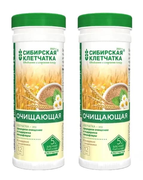 Cибирская клетчатка очищающая 170 гр/2 уп