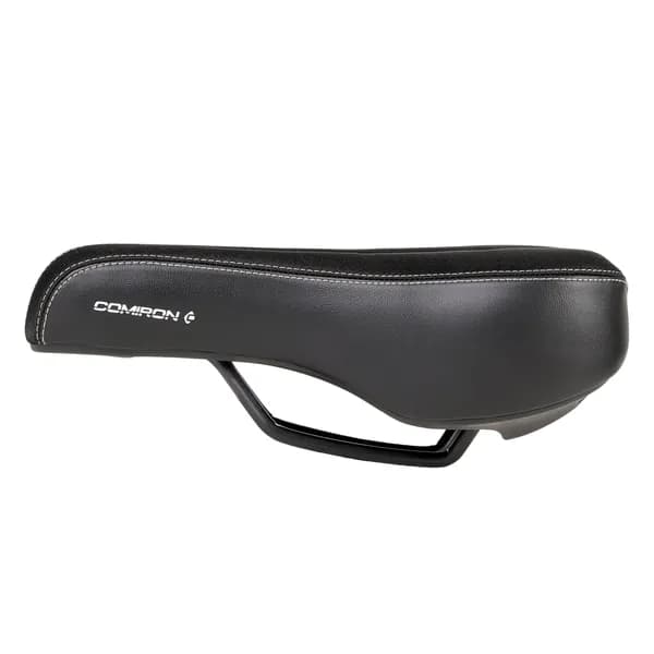 Седло велосипедное комфортное COMIRON CORSICA N30 275x155, технологии: DW, ED, Soft surface.