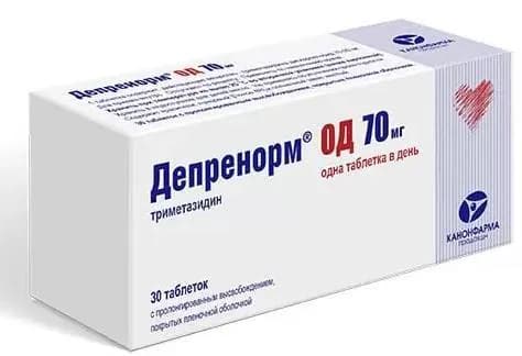 Депренорм ОД, таблетки пролонг. покрыт. плен. об. 70 мг, 30 шт.