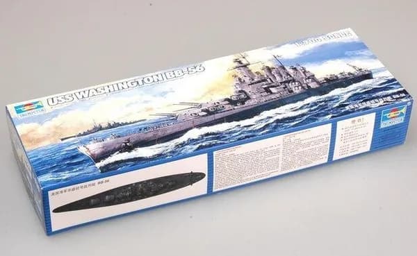 Trumpeter 1/700 05735 Военно - морские силы США Вашингтон BB-56 сборная модель корабля