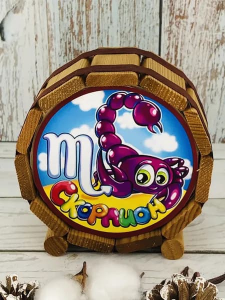 Копилка для денег "Ребёнок "Скорпион"", 12х12 см, 1 шт