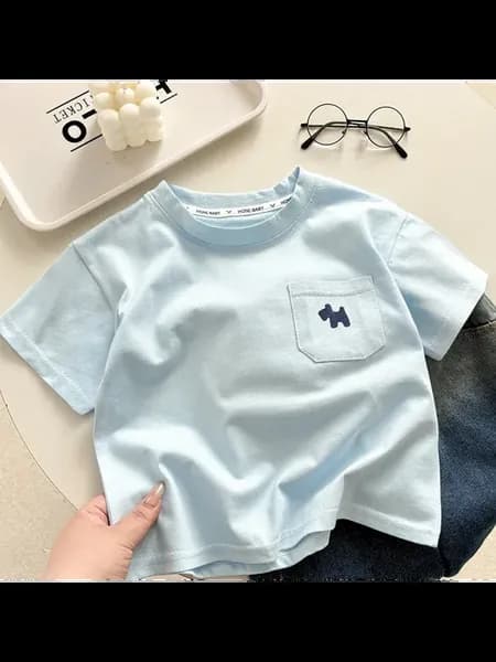 Sonkpuel спортивная футболка из хлопка для детей 4-6 лет