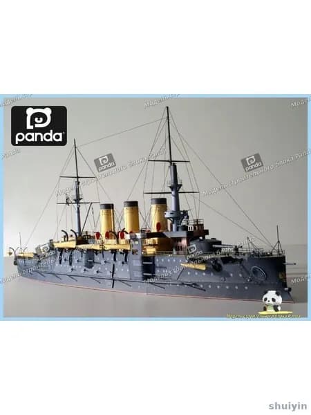 1:250, линкор "Ослябя" Военно-морского флота России, бумажная модель