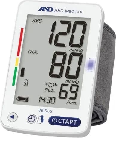 Тонометр UB-505 автомат на запястье AND