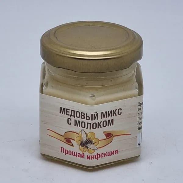 Мед микс молоко "Прощай инфекция" 50гр