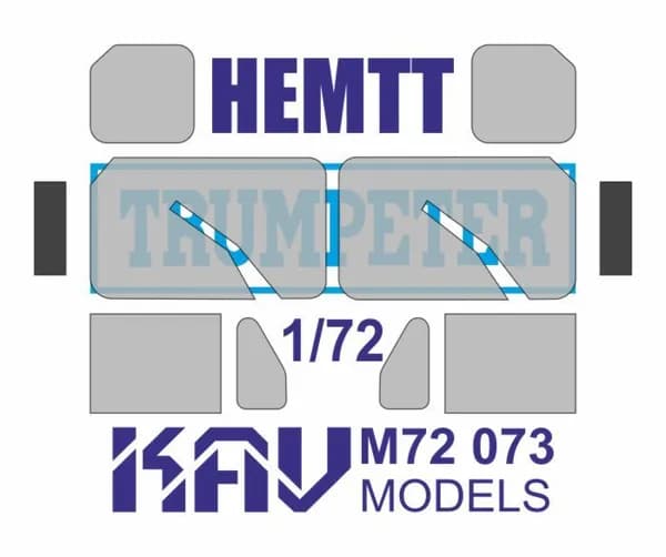 KAV models Окрасочная маска HEMTT (Trumpeter), 1/72
