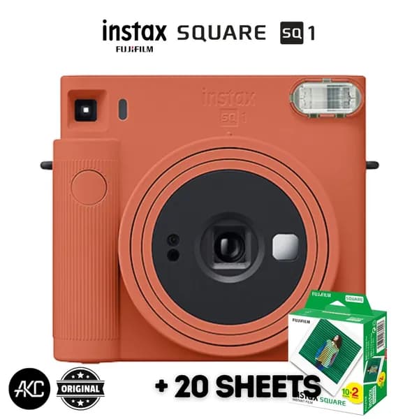 Фотоаппарат мгновенной печати Fujifilm Instax SQ1 + Ремешок + Аккумулятор + 20 Пленка