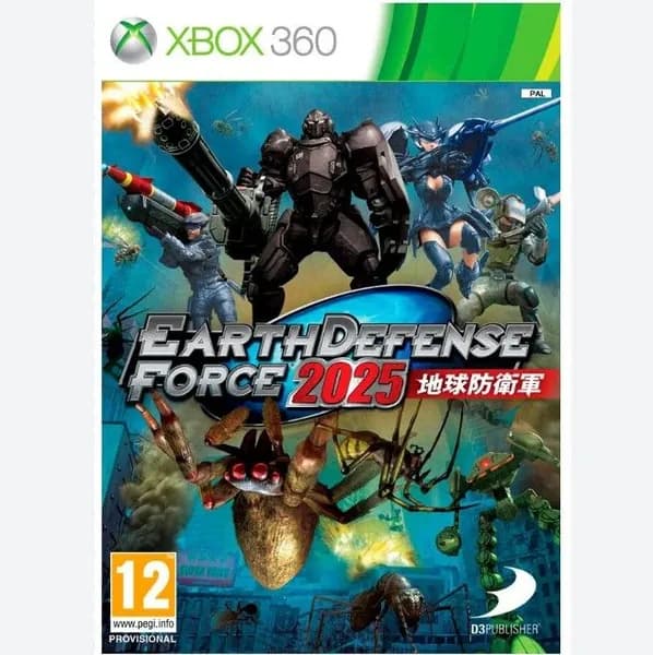 Earth Defense Force 2025 Английский язык Видеоигра на диске Xbox 360. Товар уцененный