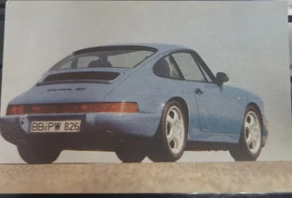 Календарь винтажный СССР Porshe Carrera RS 1993 г.