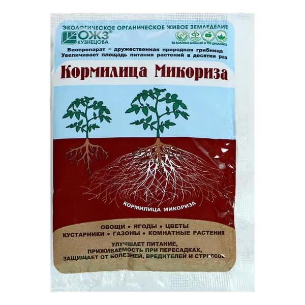 Удобрение Кормилица Микориза, для корней, 30 гр