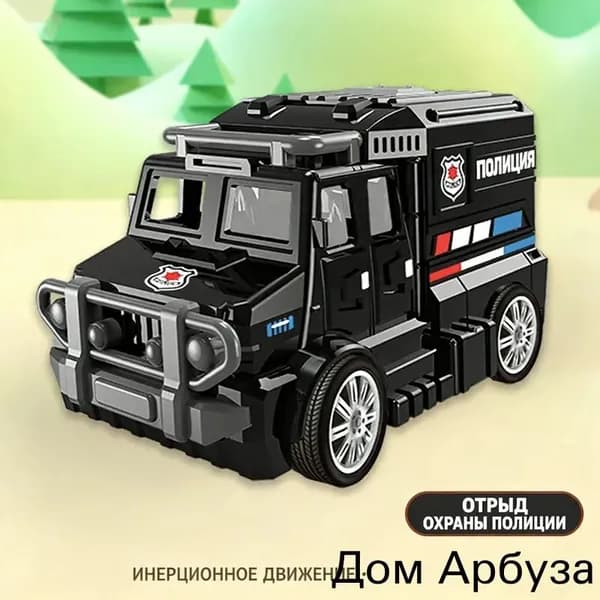 Детская инерционная игрушечная машинка такси пожарная машина