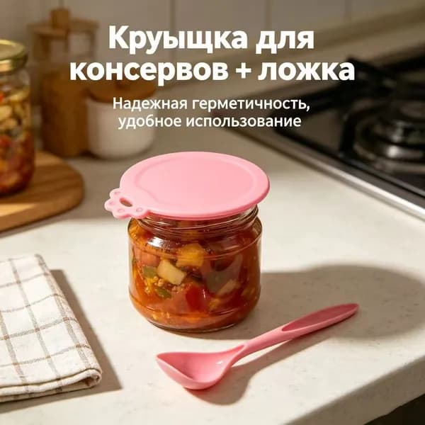 Крышка силиконовая, 9 см, 1 шт