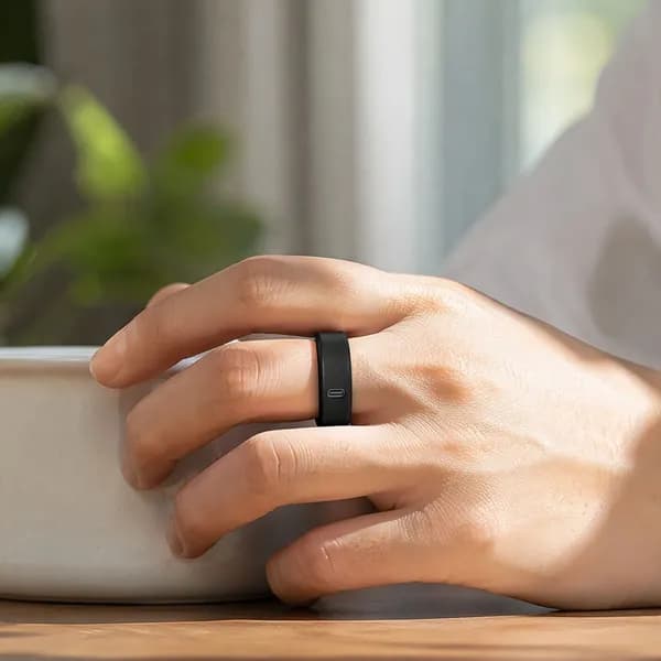 Чехол для умного кольца Oura Ring 5 из силикона, размер S (6 9), 4 шт., цвета: синий, мятный, зелёный, чёрный
