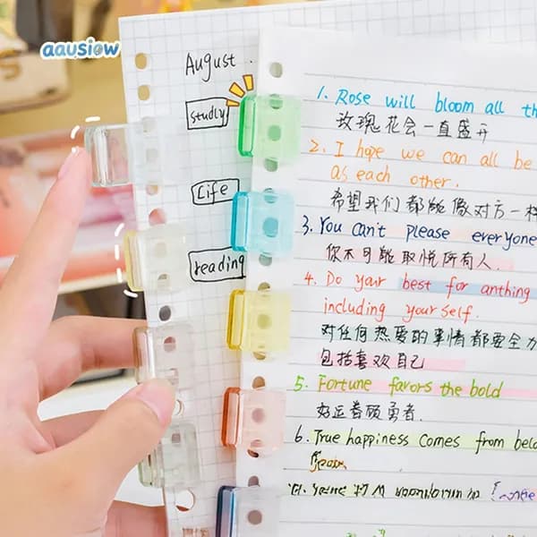 Зажим для бумаги, 10 шт.