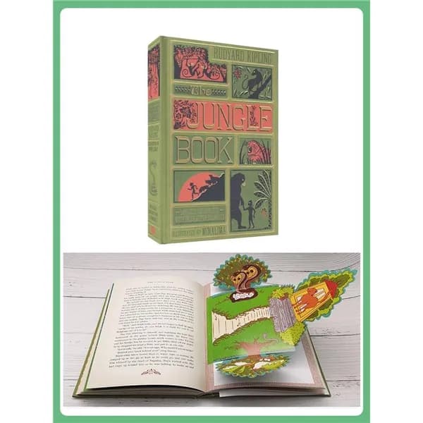 3D книга-раскладушка Сказки братьев Гримм и Маугли