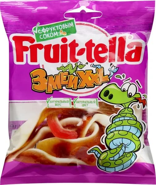 Мармелад жевательный FRUIT-TELLA Змеи XXL, 70г