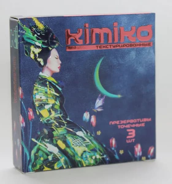 Презервативы "KIMIKO" текстурированные 12 упаковок по 3 шт