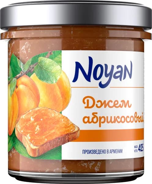 Джем Абрикосовый Noyan, 425 г