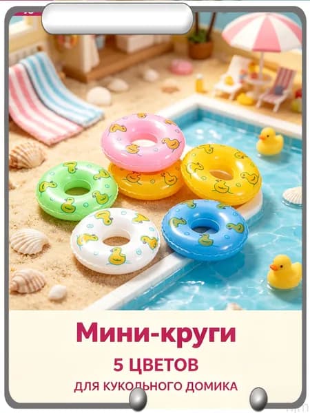 Интерьерные Миниатюрные Кольца для Пляжной Стилистики