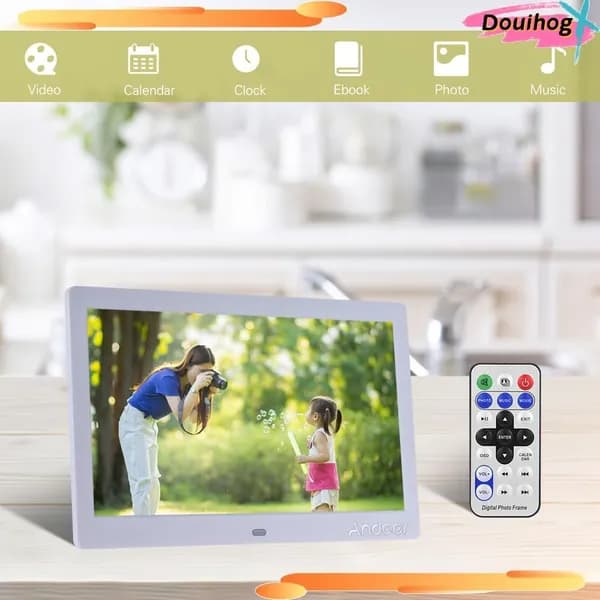 Andoer 10 дюймовый цифровой фотоплеер, мультфункциональный, для подарка на праздник