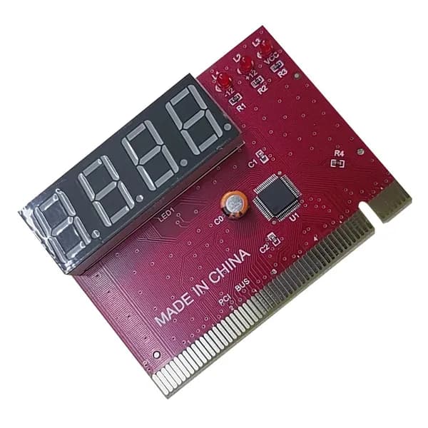 4-разрядная диагностическая карта PCI для материнской платы с LED-дисплеем