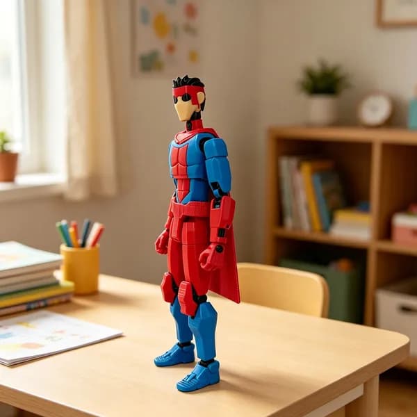 3D-печать фигурки Марка Вселенной, 14 см, подвижные суставы