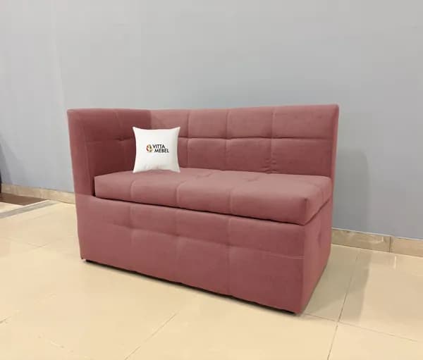 Кухонный уголок,125x67x85 см, розовый