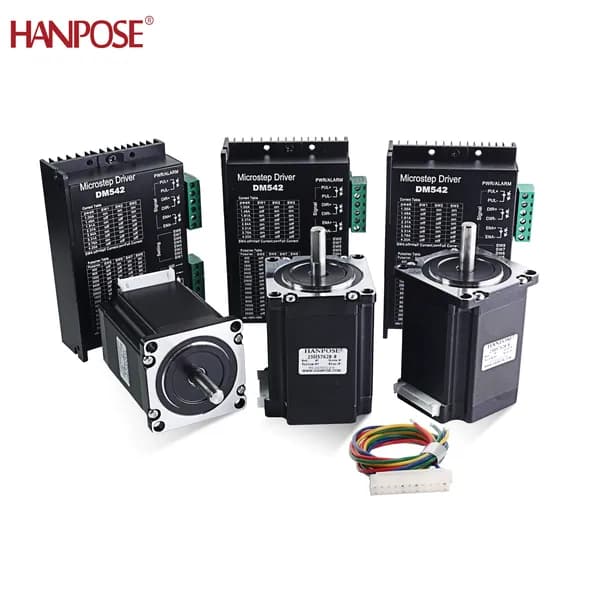 Шаговый двигатель Nema 23 (23HS7628-8MM X 3PCS) 2.8A 189N.CM DM542 VDC 20-50V 3KIT