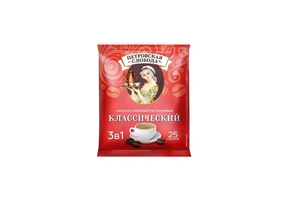 Петровская Слобода Кофейный напиток 3в1, 20 г х 25 пак