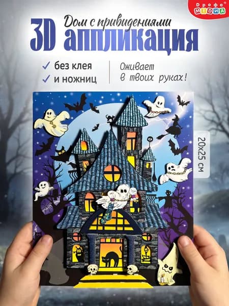 3Д аппликация Дрофа-Медиа Дом с привидениями