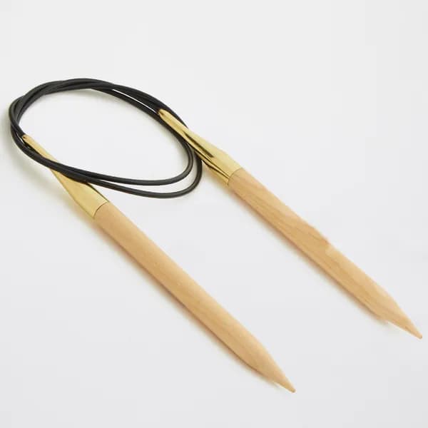 35622 Спицы круговые Basix Birch Wood KnitPro, 150 см, 2.00 мм