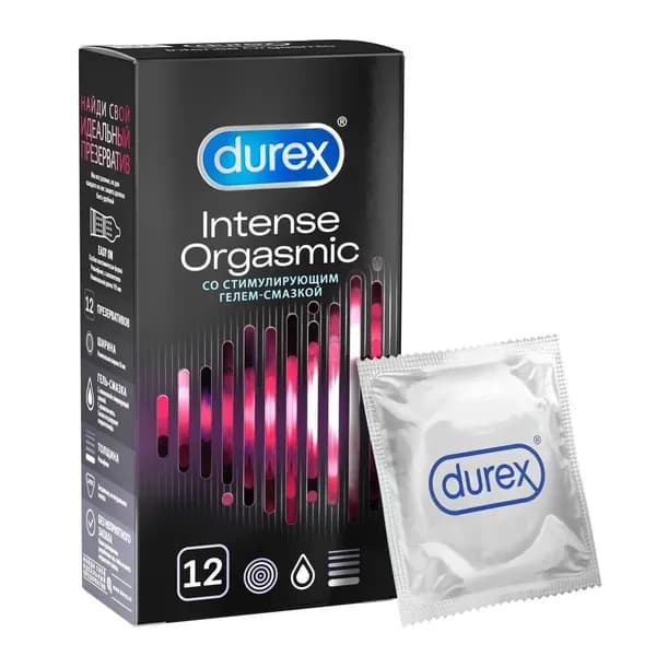 Презервативы Durex Intense Orgasmic, №12