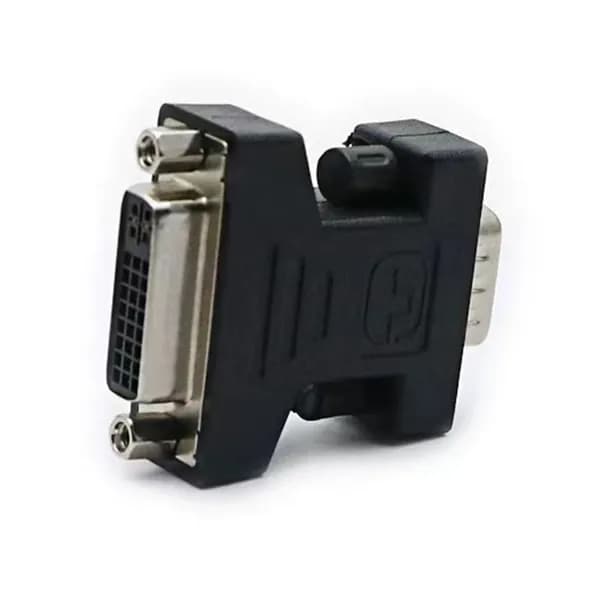 DVI-мама на VGA-папа, адаптер для аналогового сигнала, 55 мм