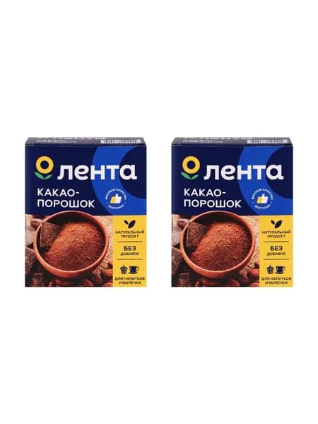 Лента Какао-порошок 100 г, 2 шт
