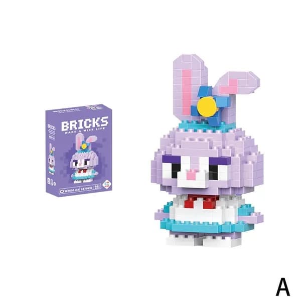 1 коробка игрушек строительных блоков,Disney Anime собирают кирпичи,Подарки для детей