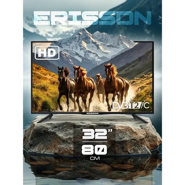 Erisson Телевизор 32LES 32″ HD, черный