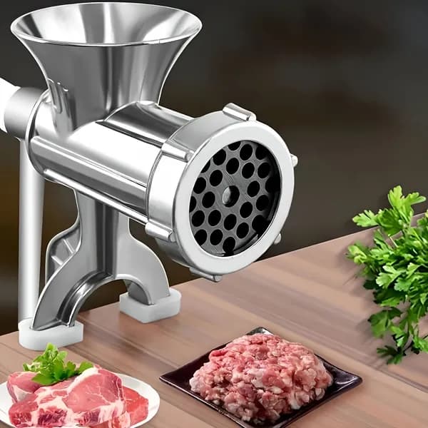 ACDANC Ручная мясорубка из нержавеющей стали с креплением на стол, многофункциональная, для колбас и овощей