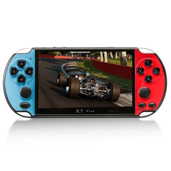 5,1-дюймовая игровая консоль X7 Plus, портативные игровые плееры, двойной рокер,