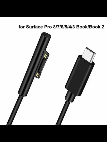 Кабель USB-C PD 15W для Microsoft Surface Pro 150CM PVC Cabl