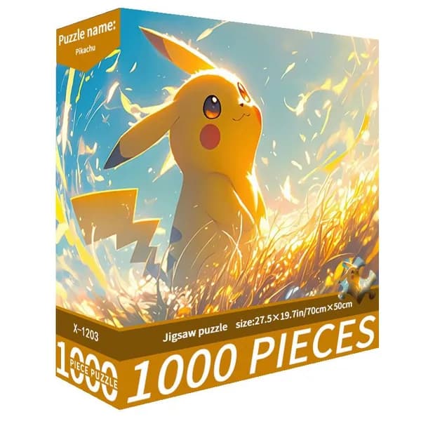 Пазл "Пикачу" (Pikachu), 1000 деталей